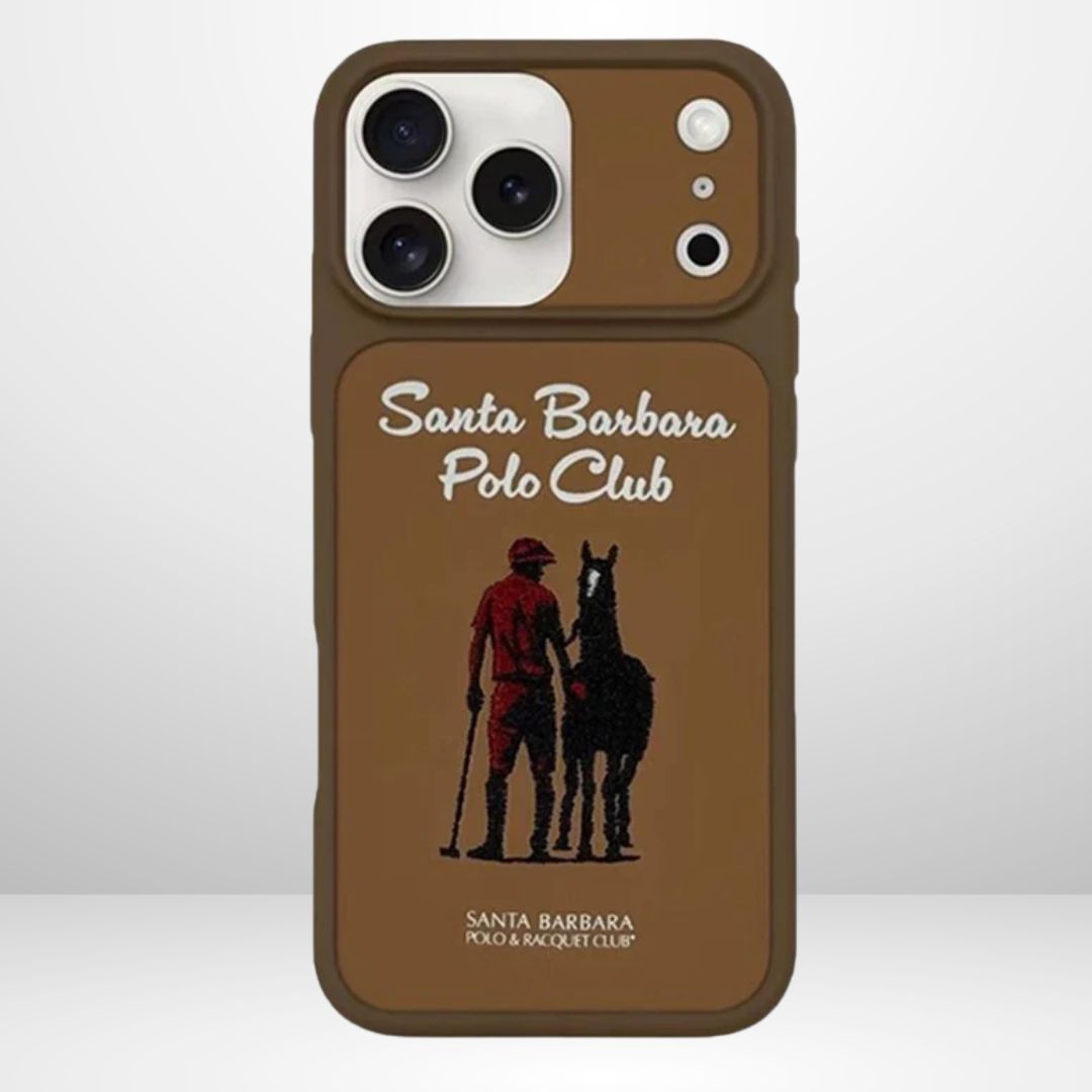 US Polo Club Questa Series Case for iPhone 17 Series (BROWN)
